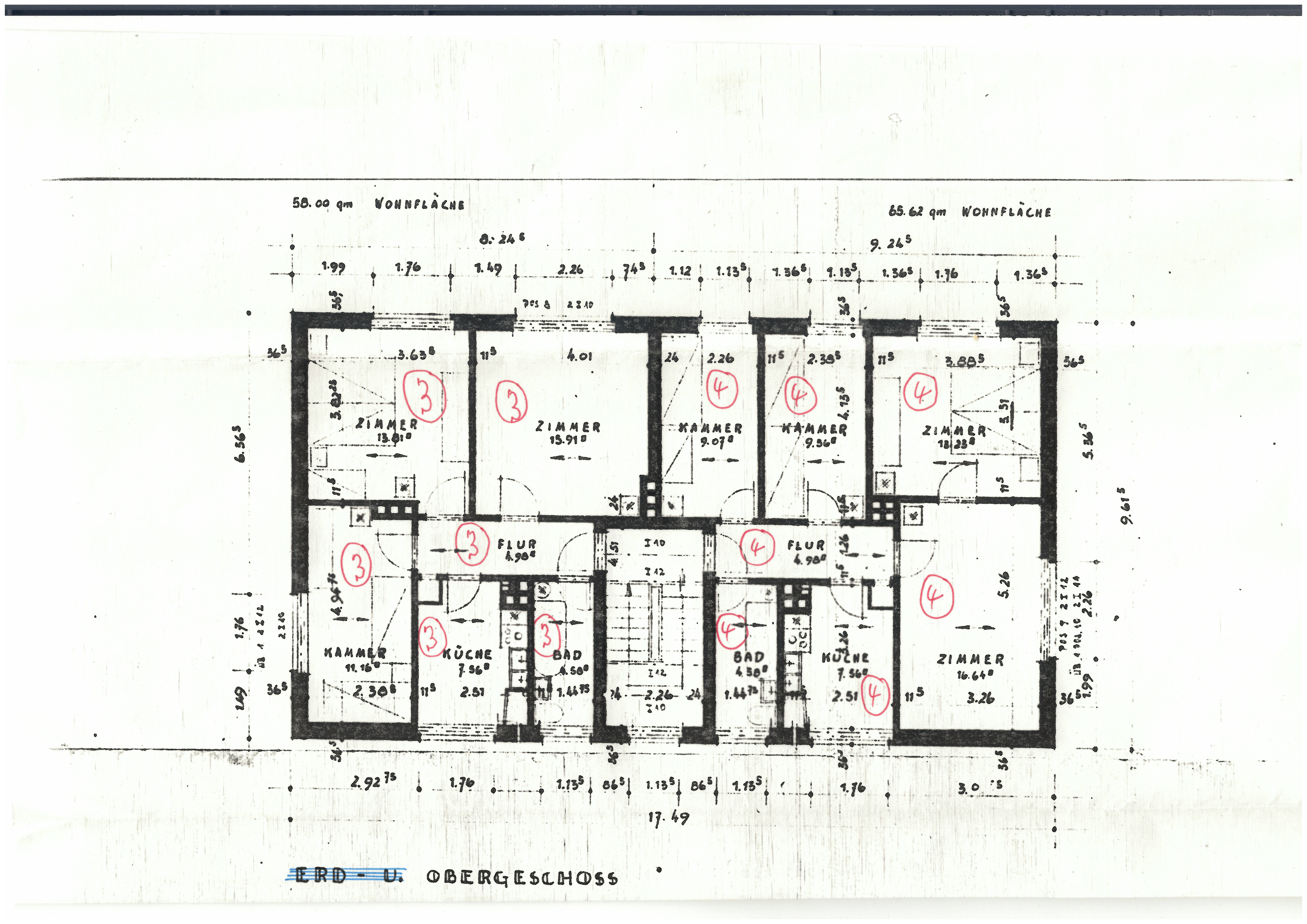Grundriss 1. Obergeschoss